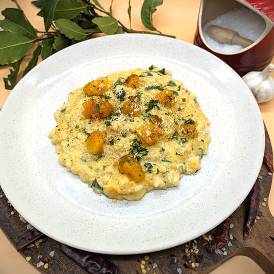 Indulge in Winter Comfort with Roasted Butternut Squash Risotto & Cobros Bone Broth