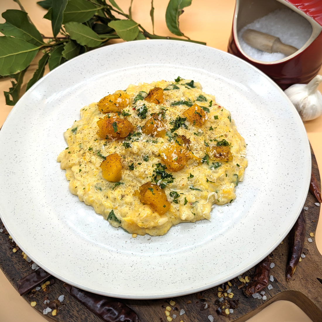 Indulge in Winter Comfort with Roasted Butternut Squash Risotto & Cobros Bone Broth