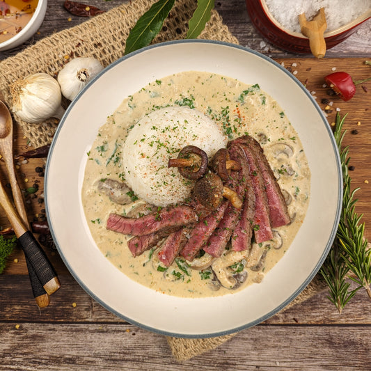 Gut-Healthy Indulgence: Cobros Bone Broth Beef Stroganoff Recipe